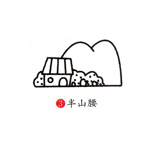 彩虹风景怎么画