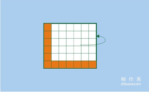 利用折纸折字母“L”的折纸方法图解教程11