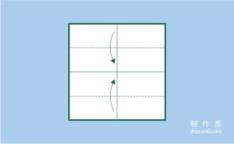 利用折纸折字母“L”的折纸方法图解教程2