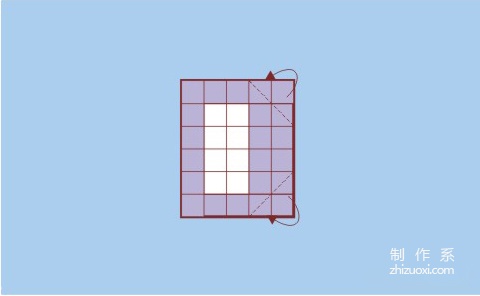 26个英文字母中的“D”折纸方法图解教程11