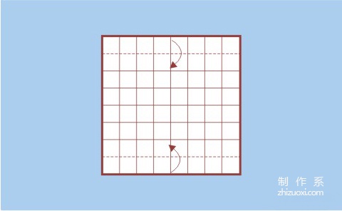 教你折字母I的手工折纸方法图解教程8