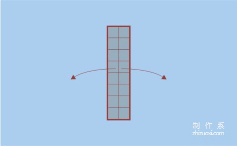 教你折字母I的手工折纸方法图解教程7