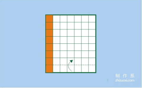 利用折纸折字母“L”的折纸方法图解教程9